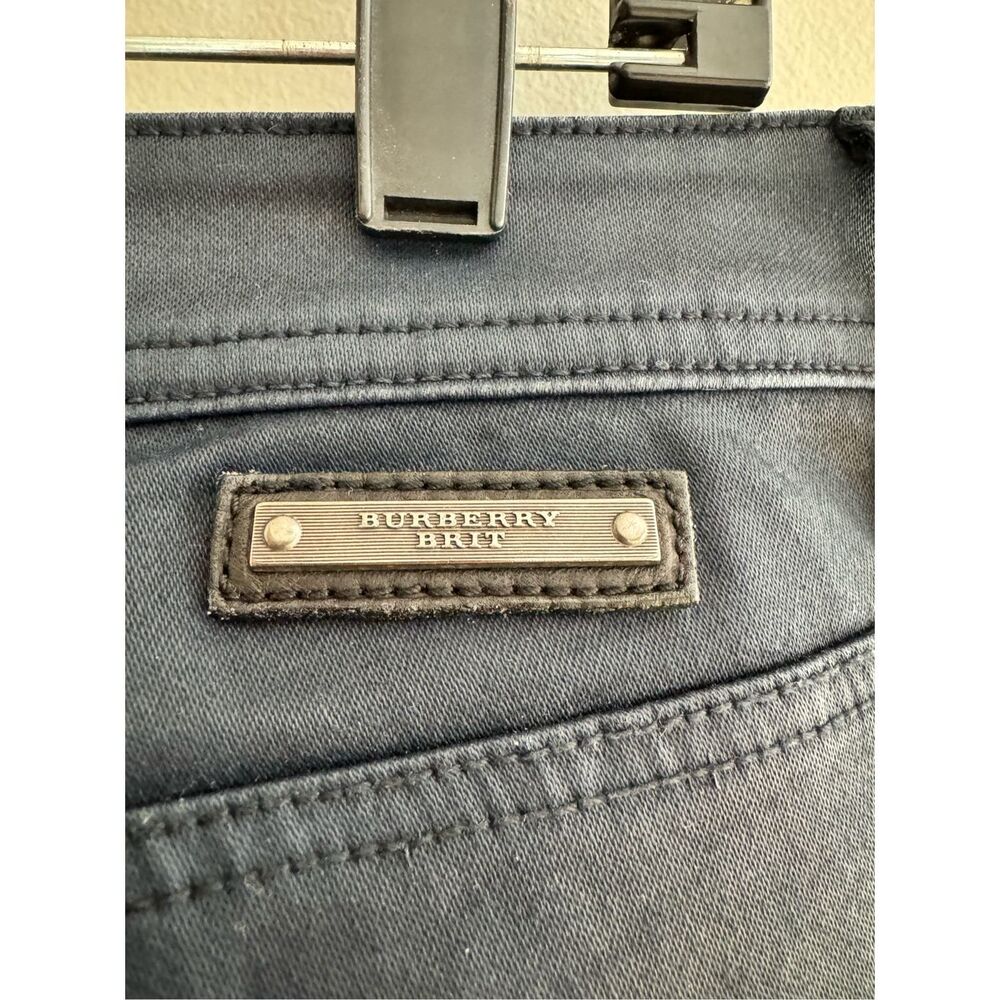 Burberry Brit Westbourne Skinny Ankle Slick Jeans, Size 31 - Picture 8 of 10